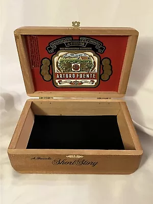 Arturo Fuente Short Story Cigar Box A. Hand Made In The D. R. Est. 1912 • $6.99