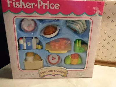 N.i.p. 1997 Fisher Price Dollhouse Fun With Food Set Playset • $11.50