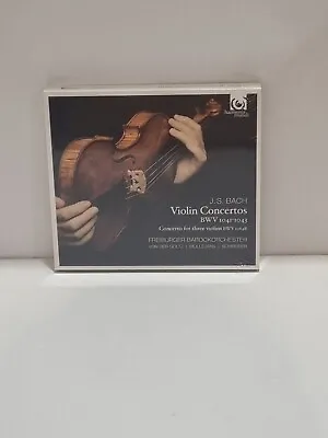 J.S. Bach- Violin Concertos BWV 1041-43 Concerto For Three Violins BWV 1064R CD • £12.59