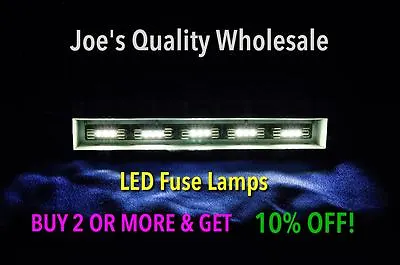 (25)WARM WHITE LED 8V FUSE LAMPS RECEIVER/4220 2235 4415 2225/2330-Marantz BULB • $23.50