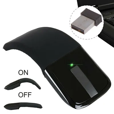 Wireless Mini Wireless Mouse Wireless Arc Touch Foldable Microsoft Surface M-u- • £11.20