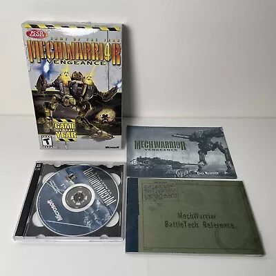 MechWarrior 4: Vengeance (PC 2000) W/ Box Cds & Manual • $45