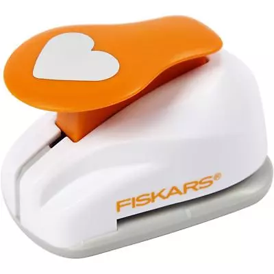 Fiskars Heart Lever Punch For Card Making Scrapbooking Paper Crafts D: 25 Mm • £11.99