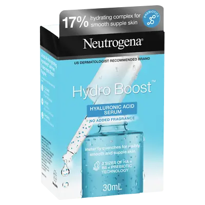 Neutrogena Hydro Boost Hyaluronic Acid Serum 30mL Visibly Smooth Supple Skin • $34.03