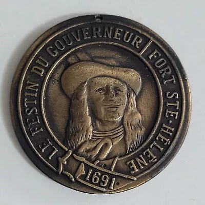 LE FESTIN DU GOUVERNEUR FORT STE-HELENE 1691 MONTREAL CANADA Souvenir Token • $7.99