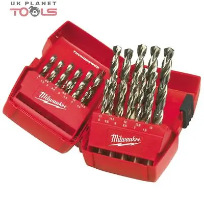 £53.79 • Buy Milwaukee 4932352376 25 Piece HSS-G Thunderweb Drill Bit Set