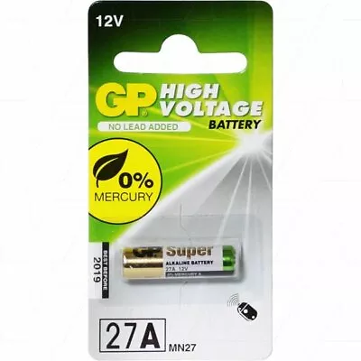 GP27A 12V Alkaline Battery Replaces 27A A27 CA22 EL812 G27A L828 MN27 • $11.99