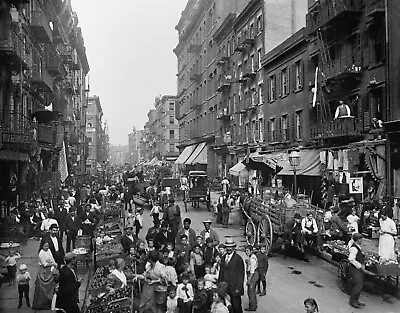 Mulberry Street In New York City's 1900 Mousepad Computer Mouse Pad  7 X 9 • $9.95