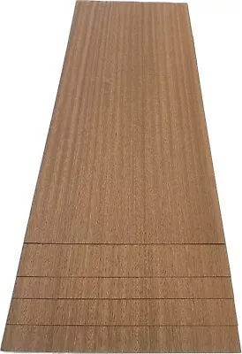 Mahogany Wood Veneer. 5 Sheets. 1/45” Thick (22.5  X 10”) 7.5 Sq Ft • $24.99