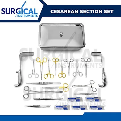Cesarean Section Surgical Instruments Kit C- Section Set Ob/Gynecology German GR • $145.99