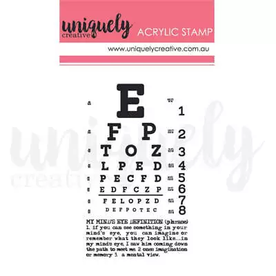 Uniquely Creative Mark Making Mini Stamp - In My Mind's Eye • $2.70