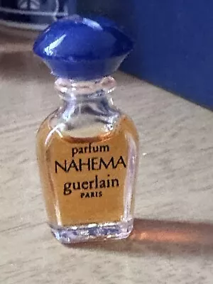 Vintage NAHEMA GUERLAIN Pure Parfum Bottle MICRO Mini Perfume Full • $29