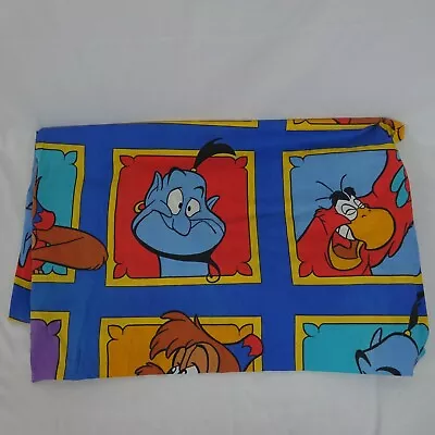 Vintage 1990s Disney Aladdin Sheet Fitted Twin Size Genie Abu Iago • $24.95