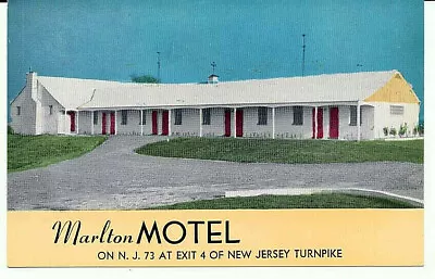 Marlton Motel On N.j.73 At Exit 4 Nj Tpke Moorestown. New Jersey. N.j.  • $0.99