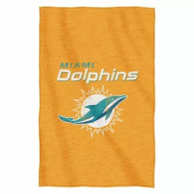 The Northwest Company Miami Dolphins 54 X84 Sweatshirt Blanket - Script Design • $49.99
