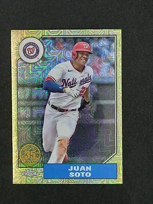 2022 Juan Soto Topps Chrome 35th Anniversary Gold • $5