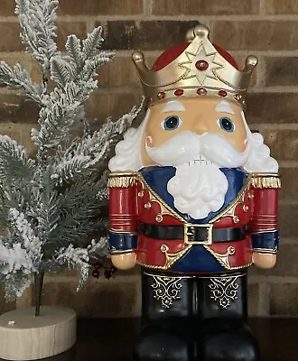 LED Resin Light Up Nutcracker Christmas Statue 2 Light Modes • $105