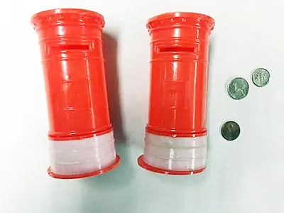 Pair Of English UK Plastic Mailbox Banks  • $9.98