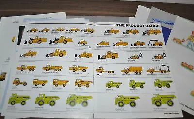 VME Volvo BM Michigan Euclid Dump Truck Loader Dumper Brochure Prospekt Folder • $14.99