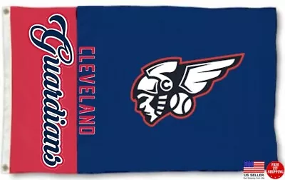 Cleveland Guardians 3x5 Flag Man Cave Flag 3 X 5 Banner Indians Baseball New USA • $16.21