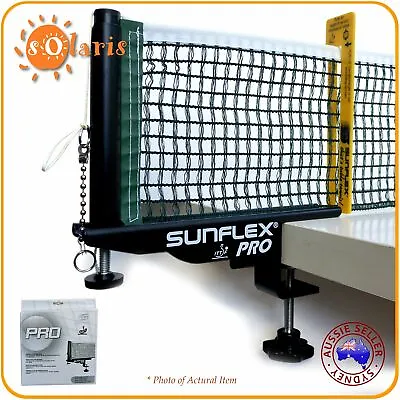 $59.99 • Buy SUNFLEX PRO ITTF Approved Screw-on Table Tennis Net And Post Set