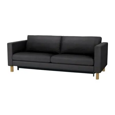 Genuine Ikea Karlstad Cover For 3-Seat Sofa-Bed - Sivik Dark Grey 901.187.26 • £350