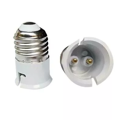 5pcs E27 To B22 Adapter Bulb Light Base Edison Screw Bayonet Converter Adapter • $12.79