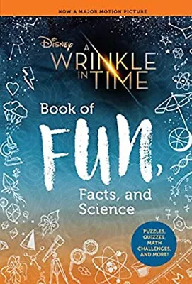 A Wrinkle In Time Book Of Fun Facts And Science Hardcover Disne • $5.76