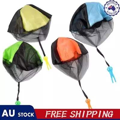 Hand Throwing Kids Mini Play Parachute Toy Man Model Outdoor Sports Toys • $8.89