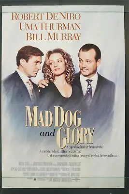 Mad Dog And Glory 1993 Bill Murray Robert De Niro AUTHENTIC MOVIE THEATER POSTER • $30