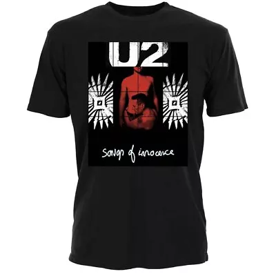 U2 Songs Of Innocence Red Shade Official Tee T-Shirt Mens • £15.99