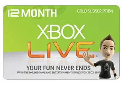 $60.97 • Buy Xbox Live 12 Month Gold Membership Code Xbox One Series S|X (South Africa VPN)