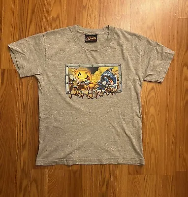 Vintage 1990s World Industries T Shirt Youth Medium Gray • $40