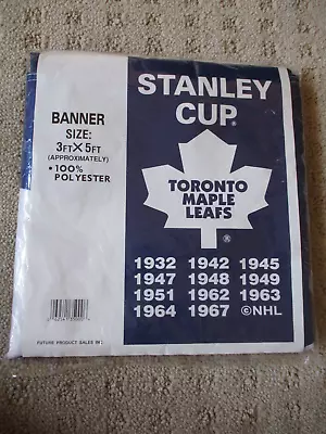 Toronto Maple Leafs Stanley Cup Champions 3x5 Ft Banner Polyester Hockey NHL * • $29.99