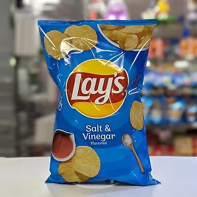 Lays Salt & Vinegar Chips 184g X 1 Bag USA Import • £8.99