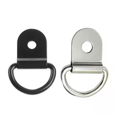 $11.55 • Buy 20x D-Ring Tie Down Anchors Heavy Duty Steel For Car Cargo Trailers Boat Garden