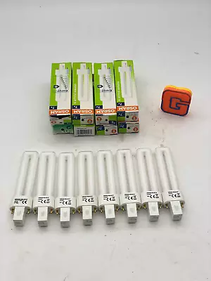 OSRAM Dulux S G23 7W Bi-Pin Fluorescent Light Bulbs *Lot Of (8)* (New) • $78.80