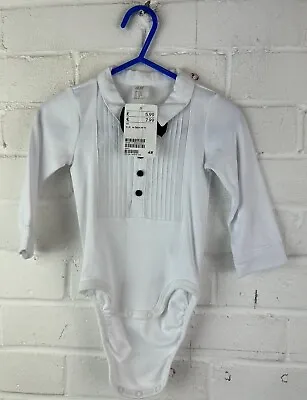 Baby H&M  BNWT Baby Grow Tuxedo 6-9 Months Outfit Set Clothing Accessory #LH • £3.60
