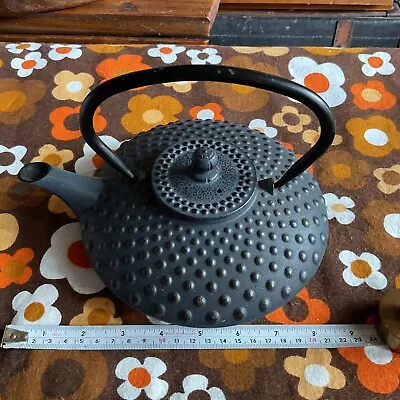 Xilin Cast Iron Teapot Japaneseblack1.25 L With Stainless Steel Filter. • £38