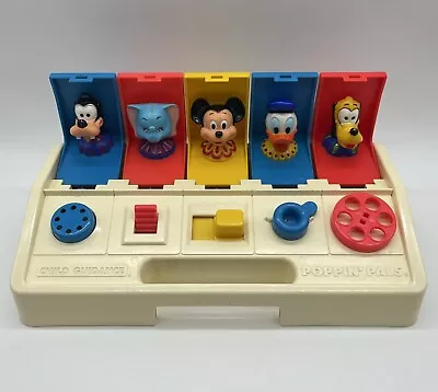 $29.99 • Buy Vintage Disney BUSY POPPIN' PALS Pop-Up Toy, Goofy, Dumbo, Mickey, Donald, Pluto