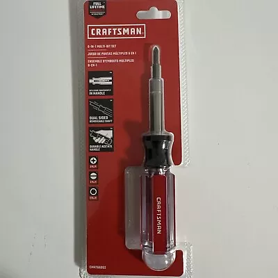 Craftsman Cmht66052 6-in-1 Multi-bit Set (6-in-1 Screwdriver Set) • $16.99