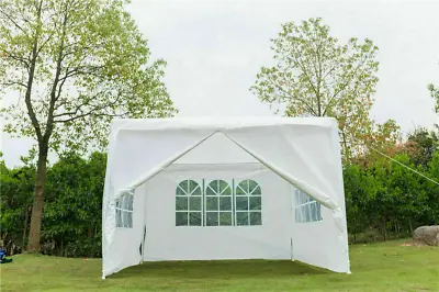 £49.20 • Buy Thicken Gazebo Marquee Wedding Party Tent 4-Sides Waterproof Garden Patio Canopy