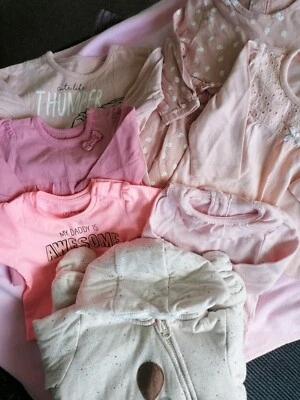 £6.50 • Buy Bundle Baby Girl 0 To 3 Months Used Snowsuit Tops 7 Items Bargain Buy
