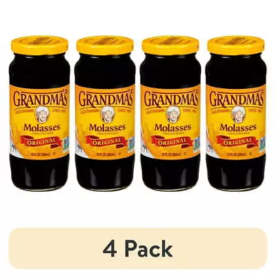(4 Pack) Grandma's Original Unsulphured Molasses 12 Fl Oz • $13.64