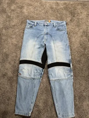 Icon Recon Asphalt Technologies Motorcycle Racing Jeans Pants Men 40 USA Vintage • $45