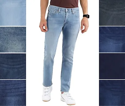 Levi's Men's 511 Blue Jeans Slim Fit Low Rise Stretch Denim Tapered Pants • $29.99