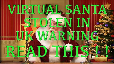 VIRTUAL SANTA DVD STOLEN BY UK SELLERS Warning Document • $1