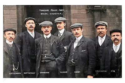 Ptc4531 - Lancs. - Brave Men Of Yorks. Rescue Party Wigan Disaster - Print 6x4  • £2.20