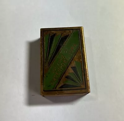 Souvenir Mini Wooden Match Box Davenport IA 1.25”W X 1.75L • $5.99