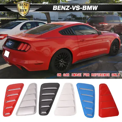 Fit 15-22 Ford Mustang OE Style Painted All Color Window Louver PP-Polypropylene • $89.99
